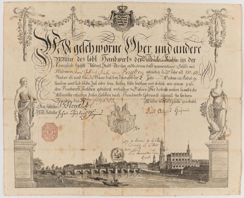 Bílá pekařská licence, Drážďany (1808) - Obrázek 2