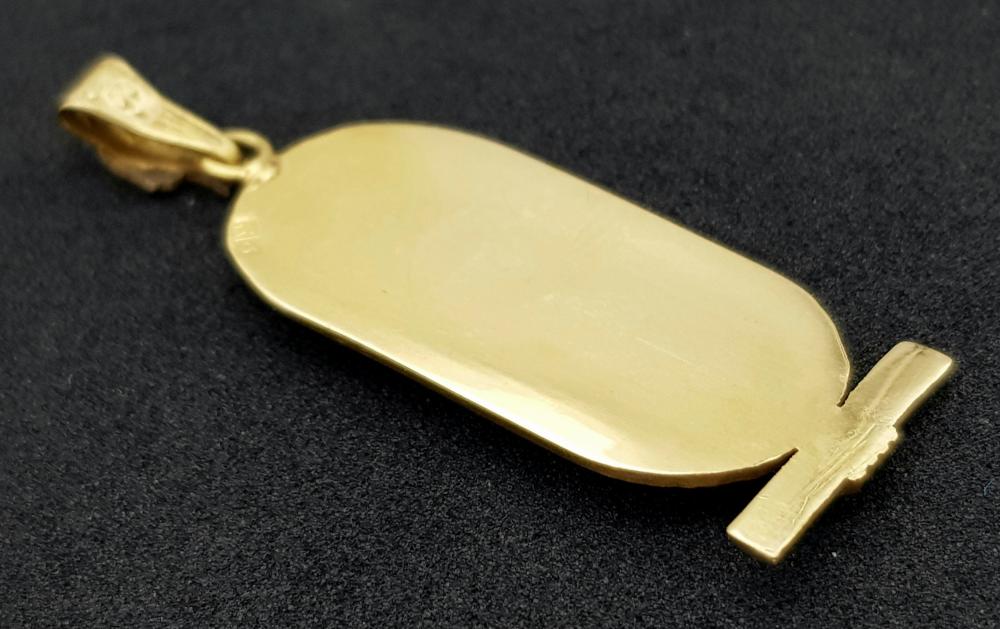 Egyptský přívěsek ze zlata 18K a 9K - Obrázek 3